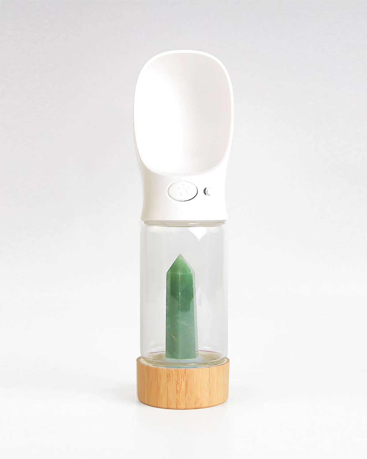 בקבוק מים קריסטל אנרגיה | בקבוק מים עם אבן קריסטל אנרגטית