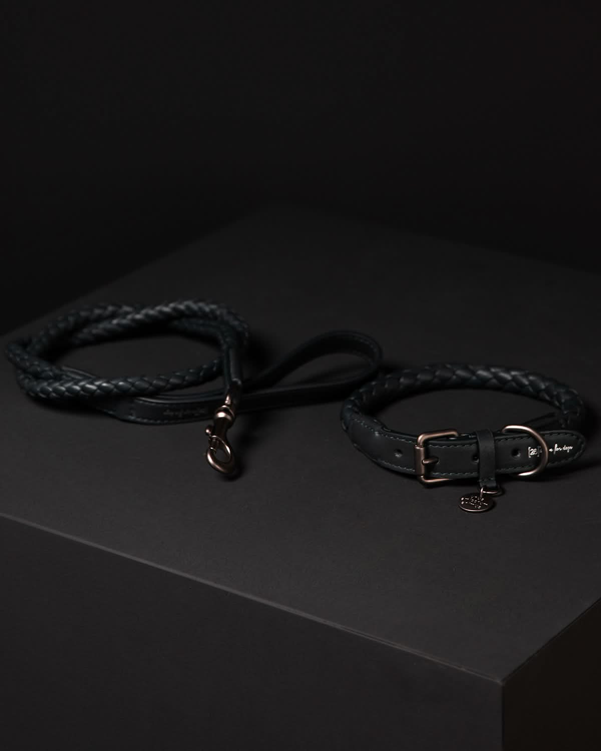 קולר עור לכלבים