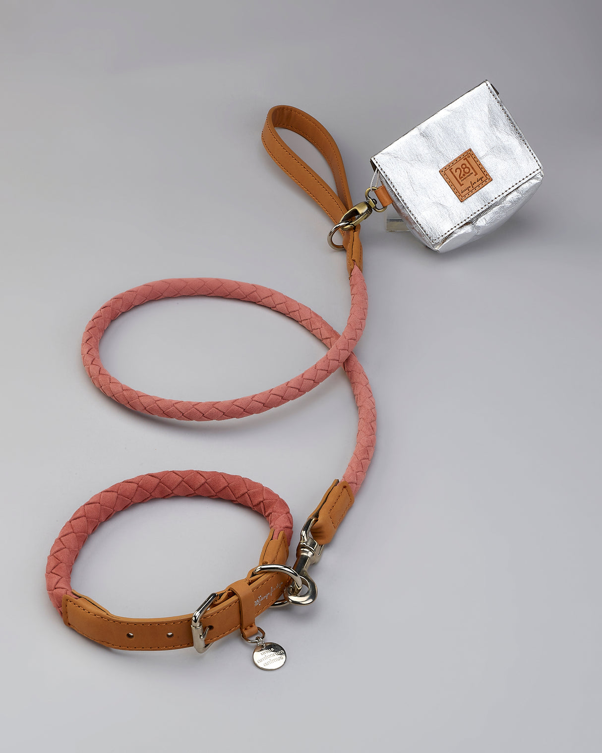 קולר רצועת עור טבעוני לכלב