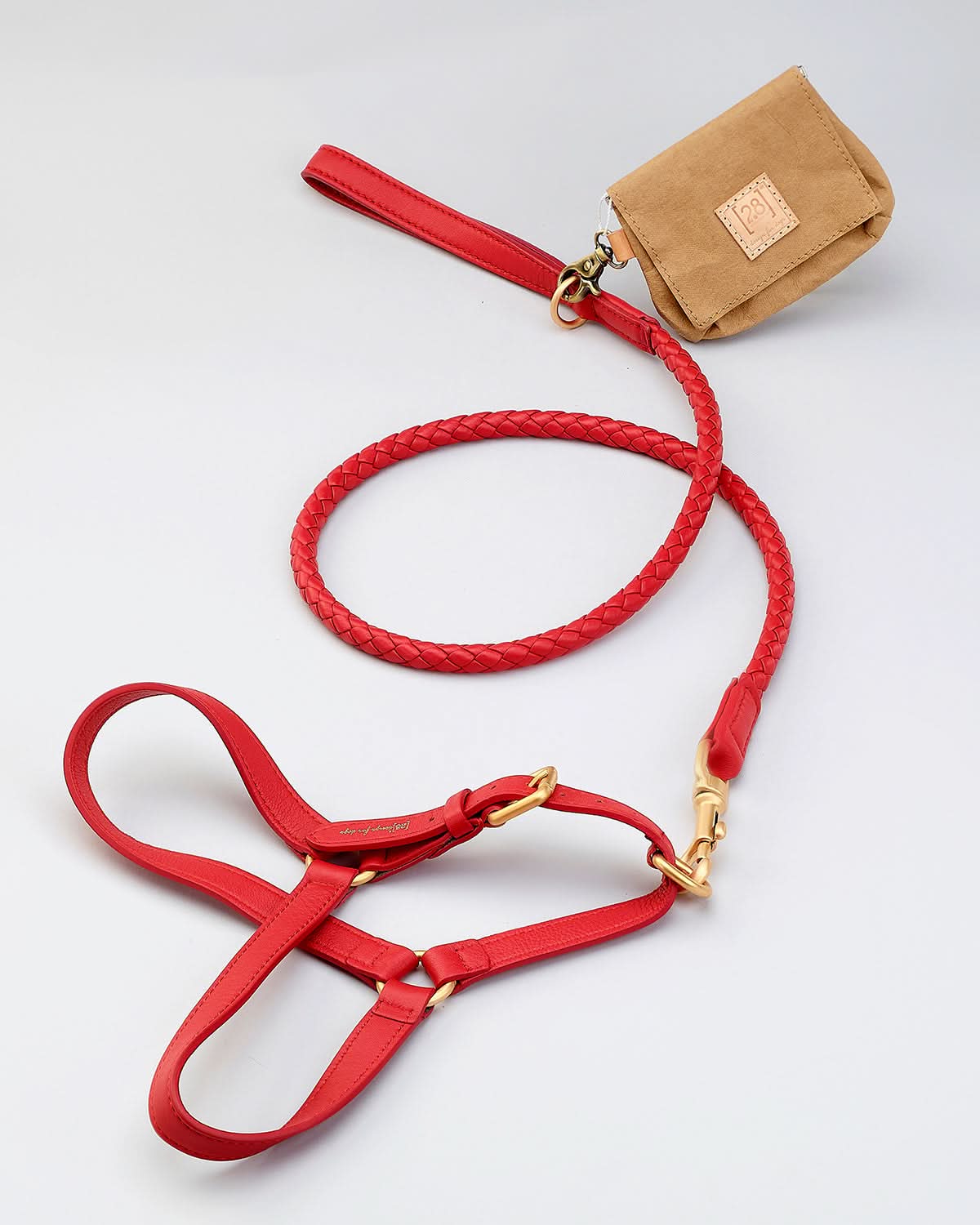 FERDINANDO NAPPA LEATHER LEASH | רצועת עור נאפה לכלב