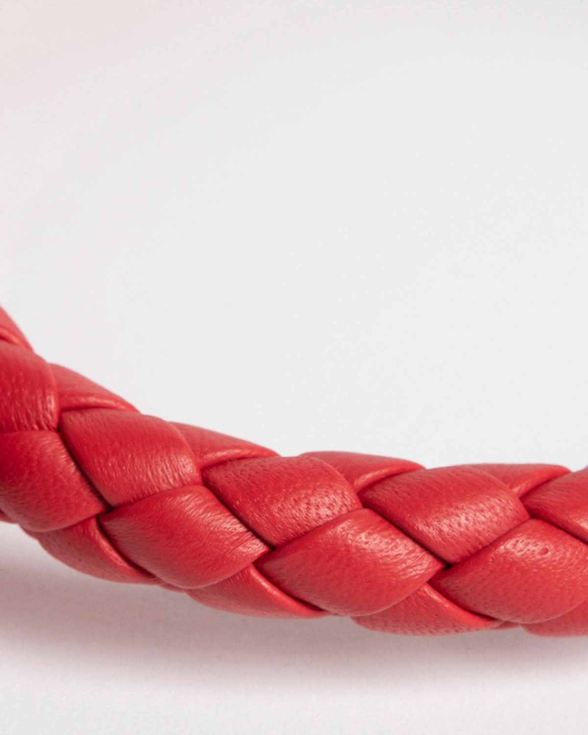 קולר קלוע לכלב מעור נאפה איטלקי | FERDINANDO NAPPA LEATHER COLLAR