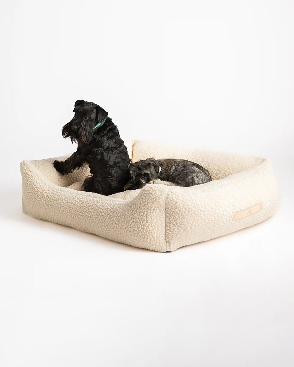 מיטה לכלב מצמר בוקלה טבעי | HENRI DOG BED