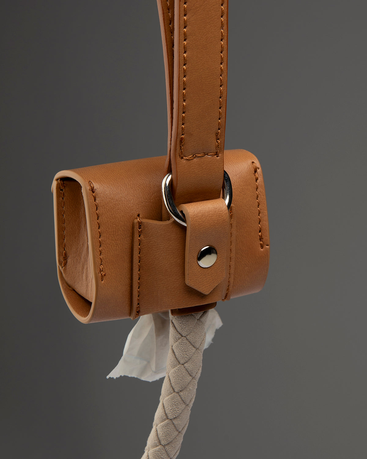 MARTIN VEGAN LEATHER | נרתיק שקיות איסוף מעור טבעוני