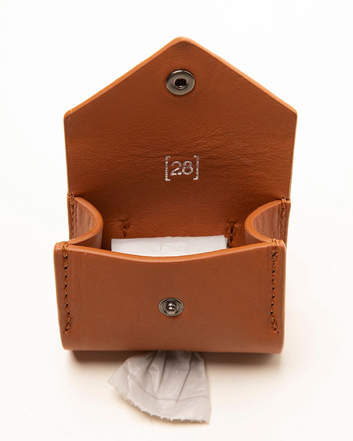 MARTIN NAPPA LEATHER | נרתיק שקיות איסוף מעור