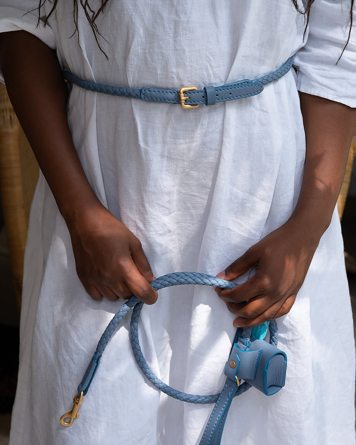 MARTIN NAPPA LEATHER | נרתיק שקיות איסוף מעור