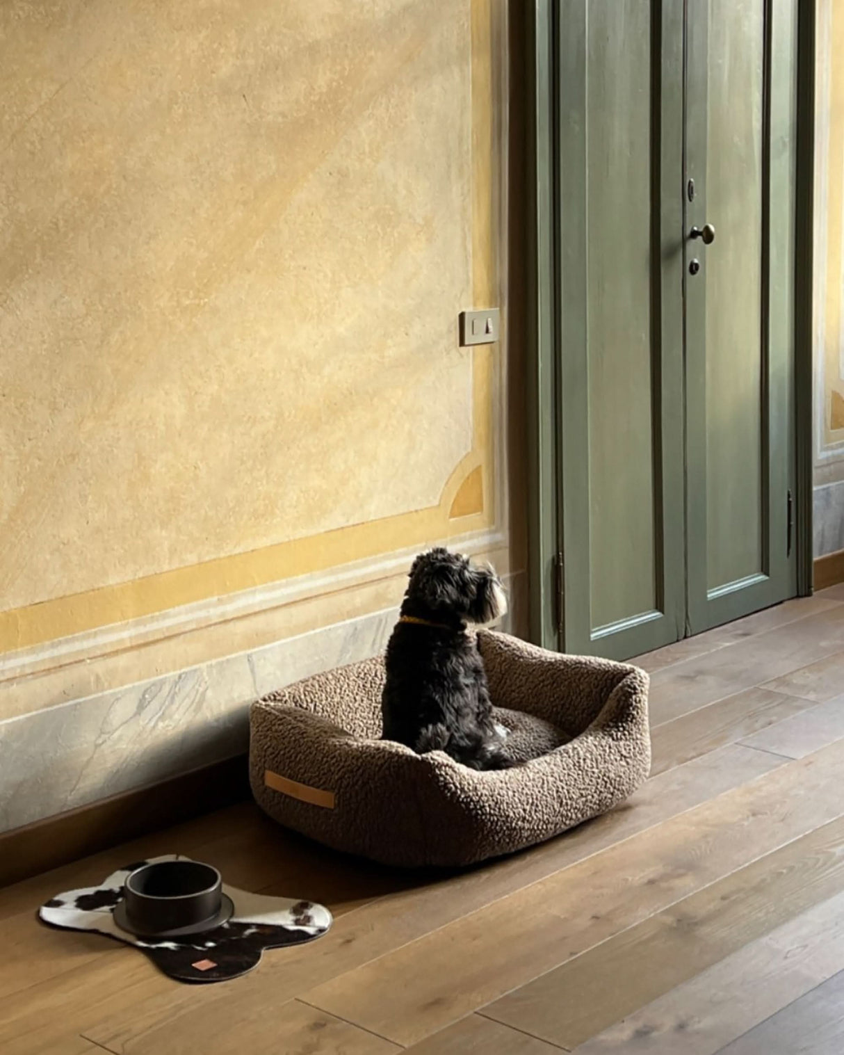 HENRI BOUCLÉ WOOL DOG BED | מיטה לכלב