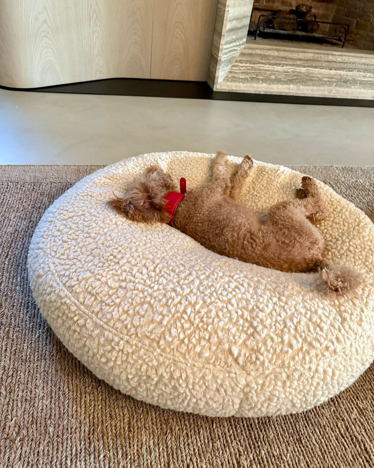 FULVIO BOUCLÉ WOOL BED | מיטת פוף לכלב