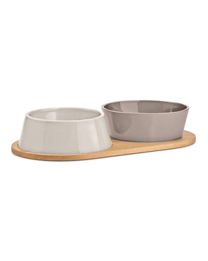 DOPPIO DOG BOWLS SET | סט קערות לכלב