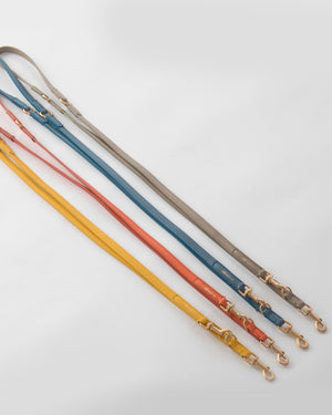 MARIO ADJUSTABLE LEATHER LEAD | רצועת עור מתכווננת לכלב