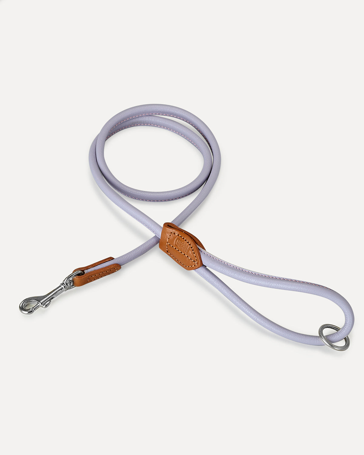 ROLLED SOFT LEATHER LEAD | רצועת עור לכלב