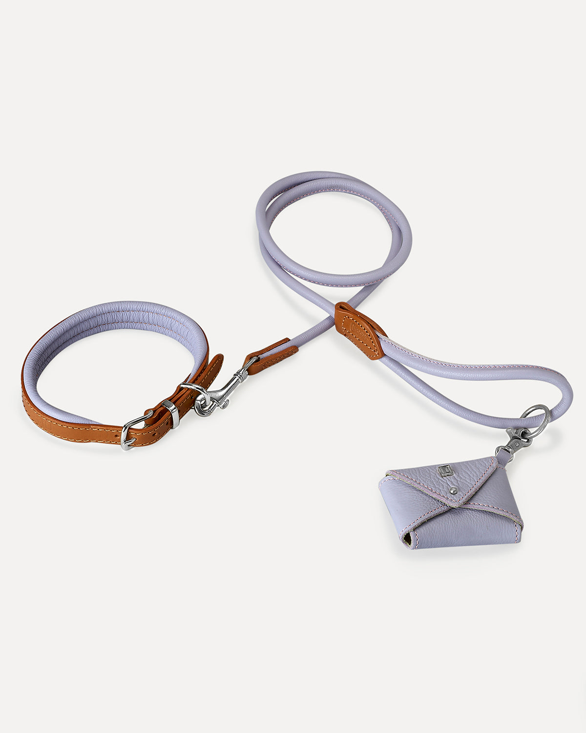 PADDED SOFT LEATHER COLLAR | קולר עור מרופד לכלב