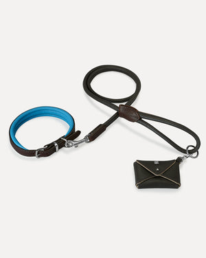 PADDED SOFT LEATHER COLLAR | קולר עור מרופד לכלב