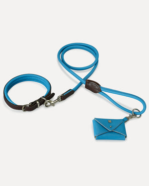 ROLLED SOFT LEATHER LEAD | רצועת עור לכלב