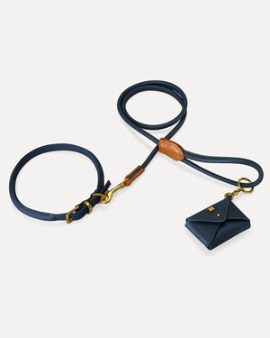 ROLLED SOFT LEATHER LEAD | רצועת עור לכלב