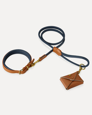 PADDED SOFT LEATHER COLLAR | קולר עור מרופד לכלב