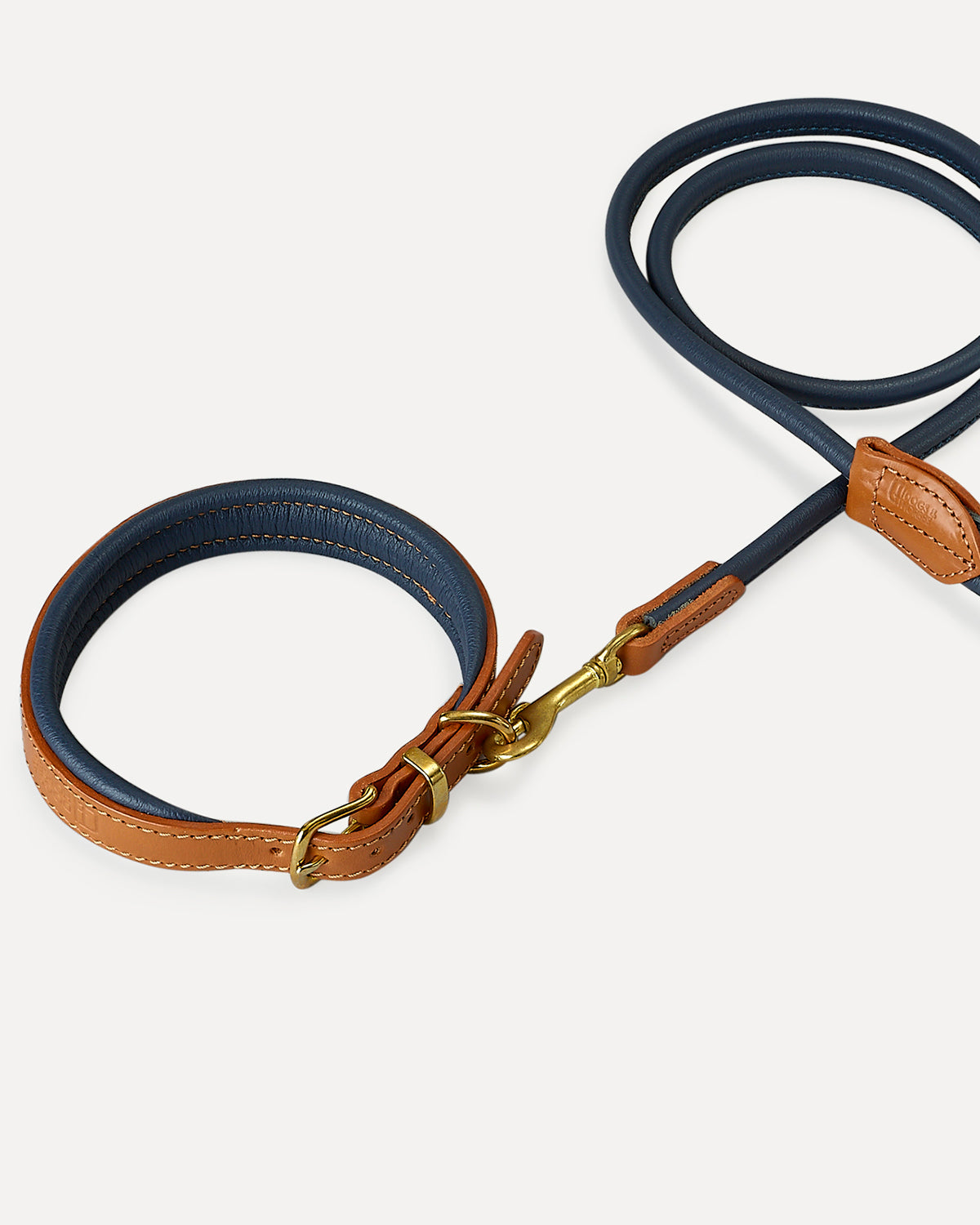 PADDED SOFT LEATHER COLLAR | קולר עור מרופד לכלב