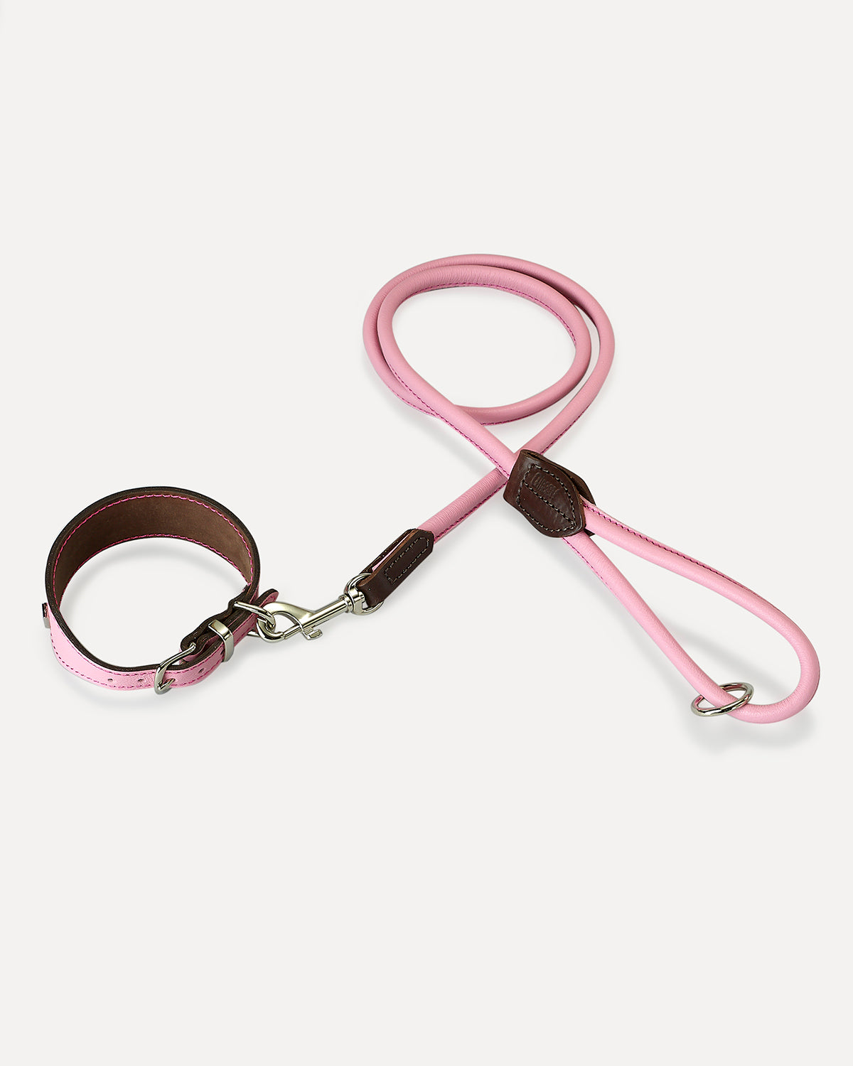 ROLLED SOFT LEATHER LEAD | רצועת עור לכלב