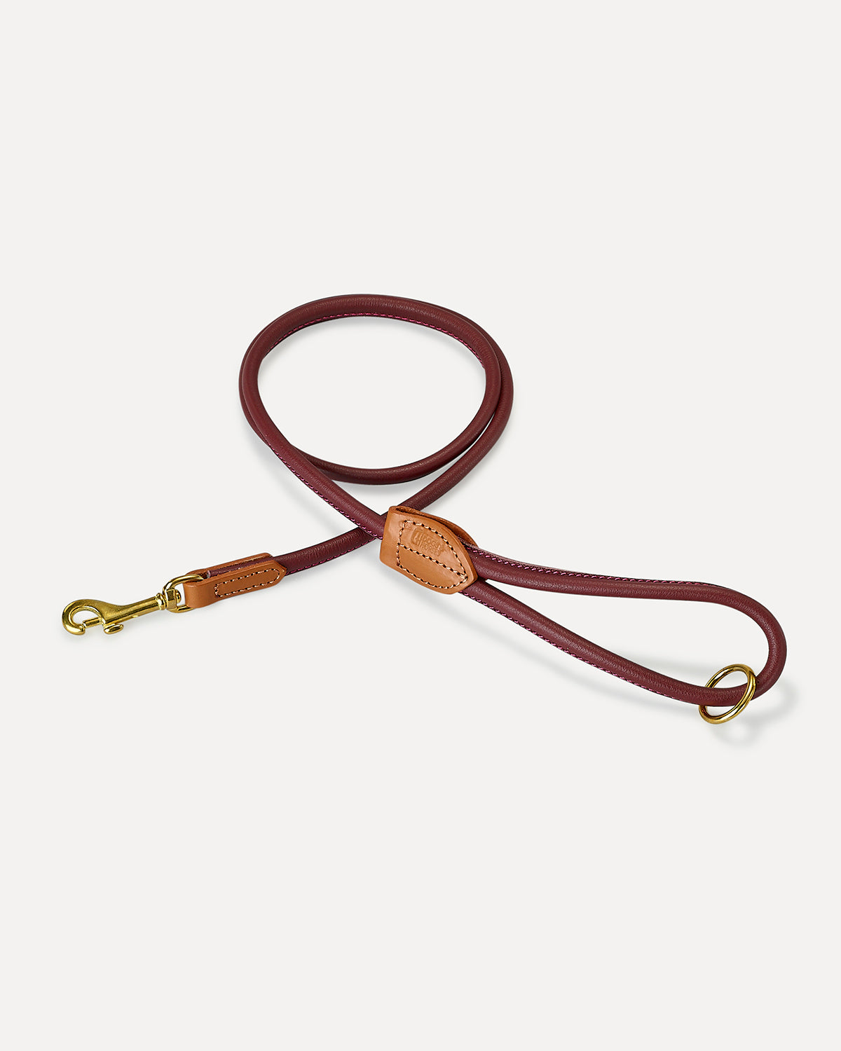 ROLLED SOFT LEATHER LEAD | רצועת עור לכלב