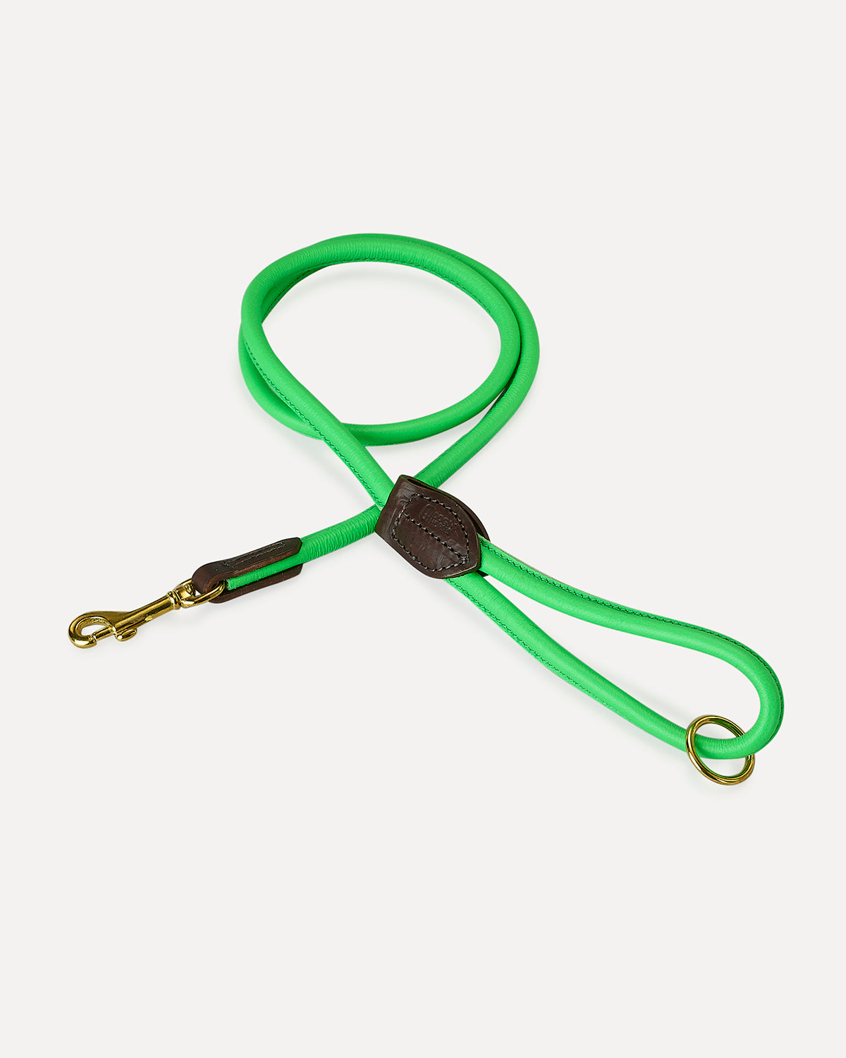 ROLLED SOFT LEATHER LEAD | רצועת עור לכלב