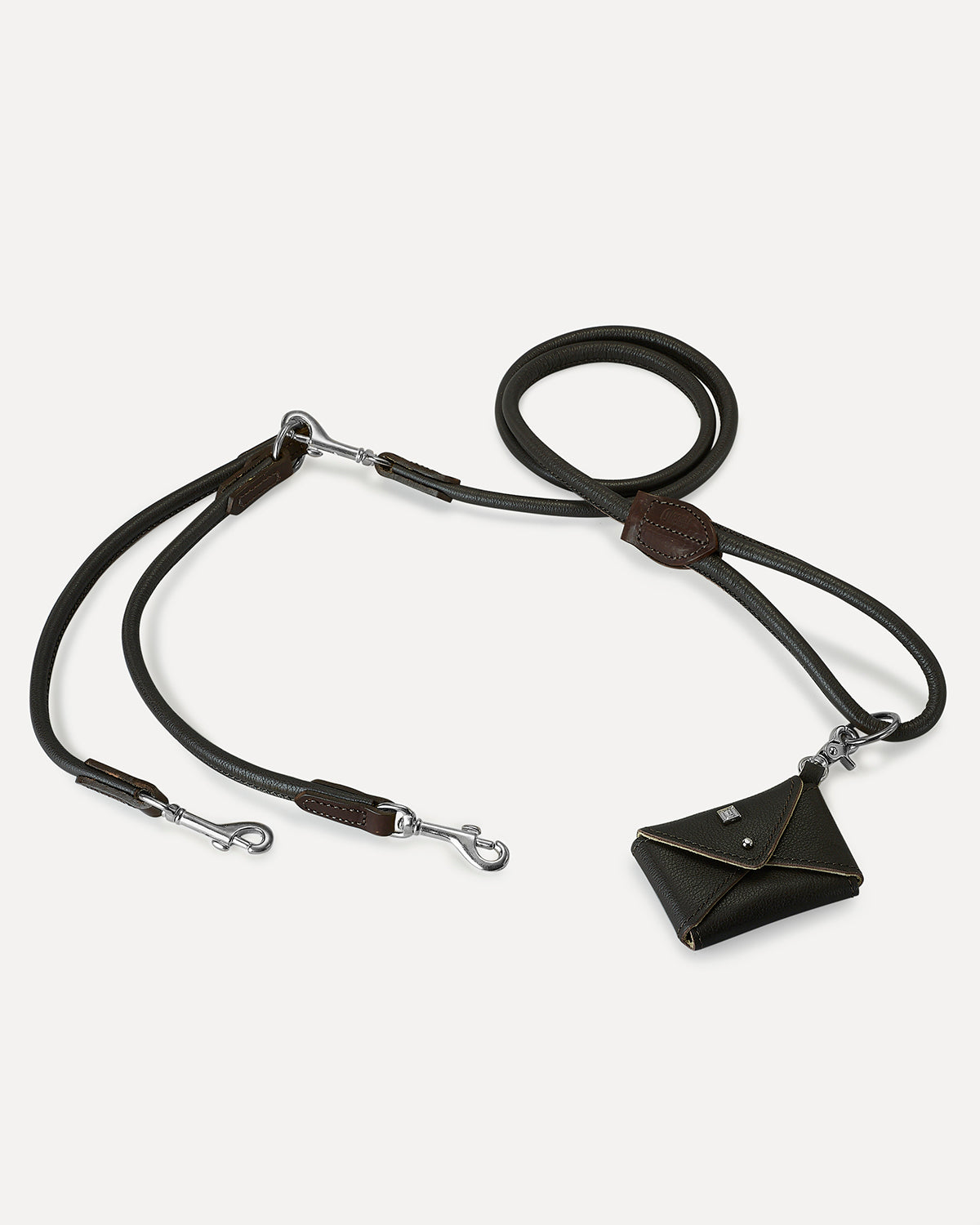 ROLLED SOFT LEATHER LEAD | רצועת עור לכלב