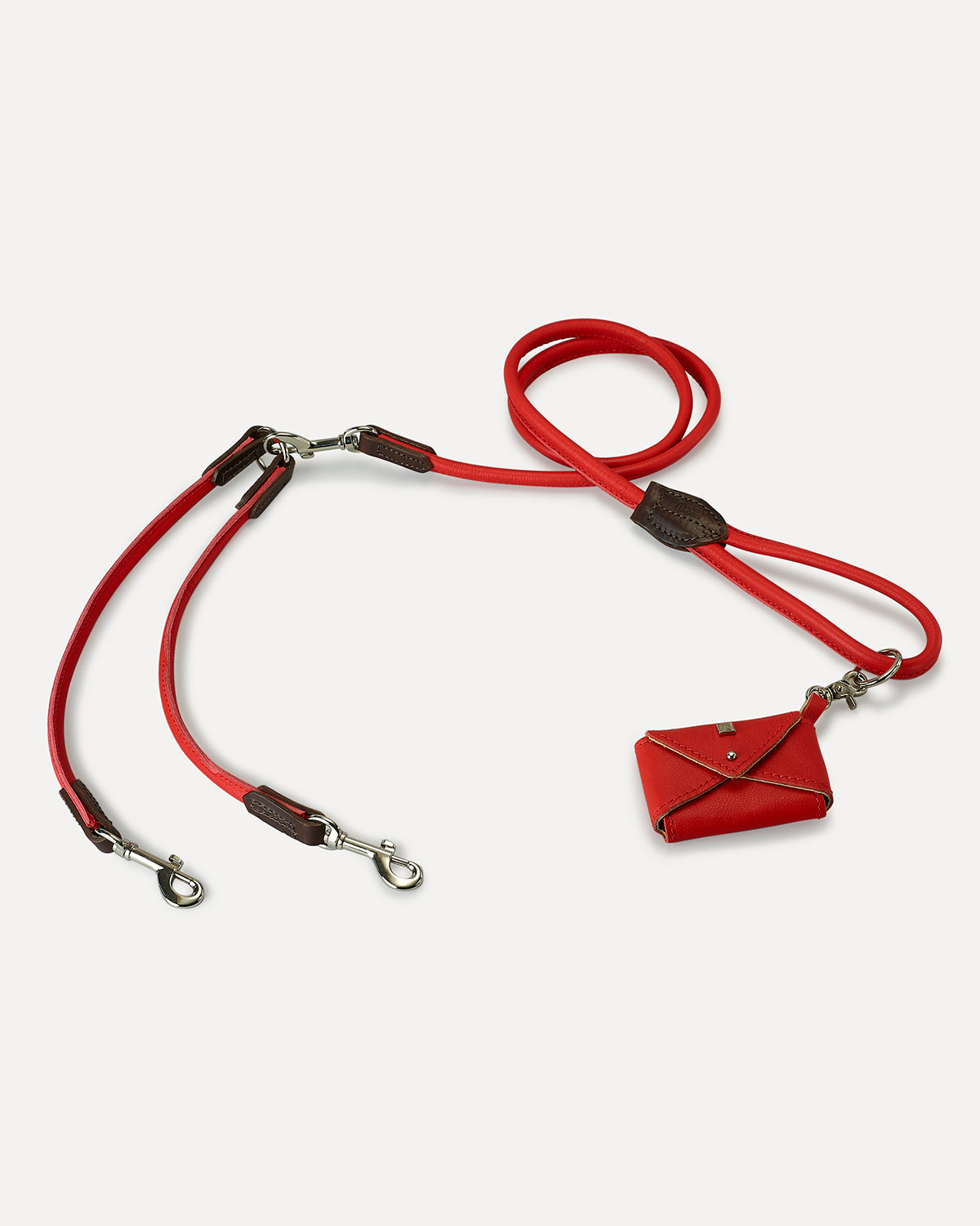 ROLLED SOFT LEATHER LEAD | רצועת עור לכלב