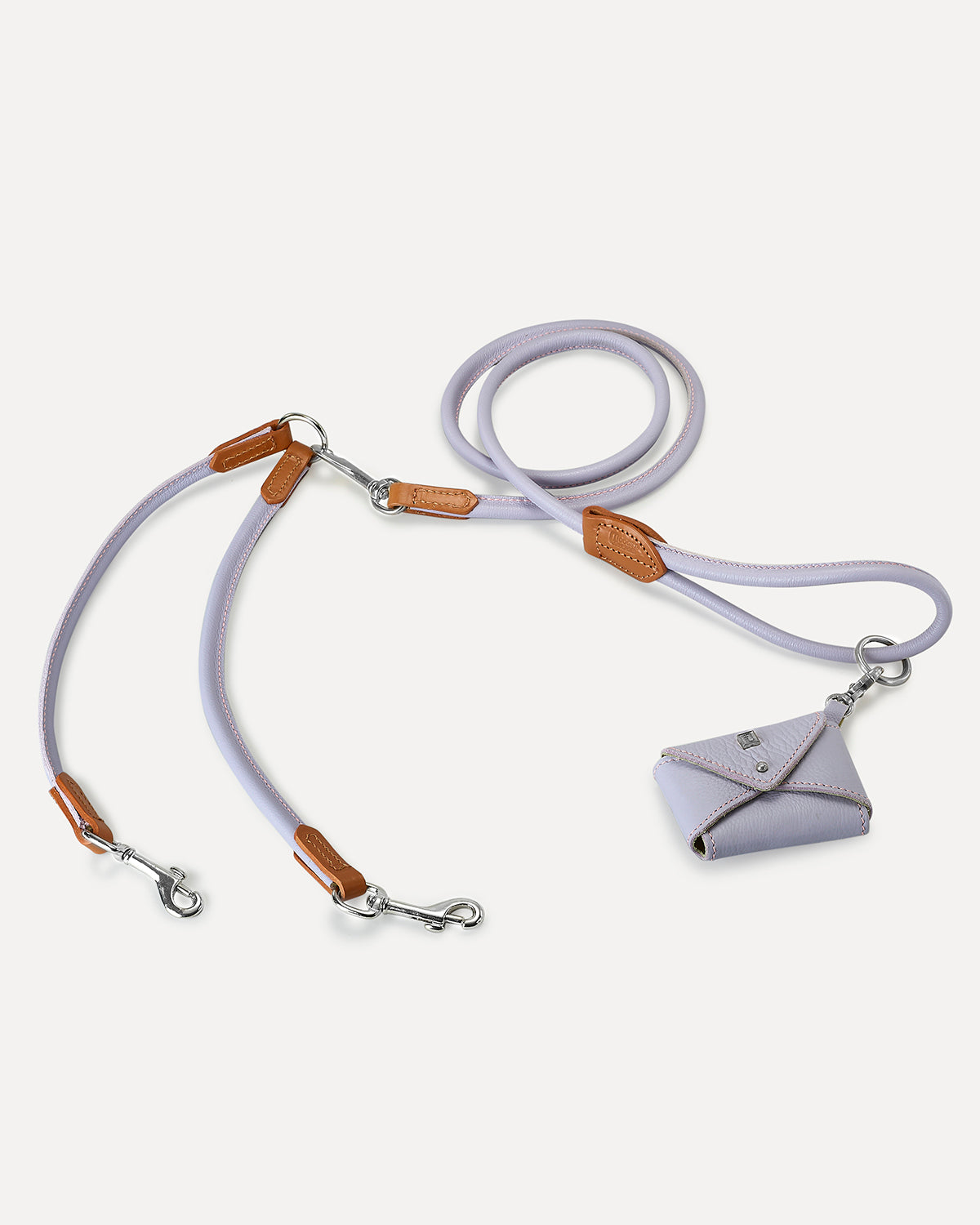 ROLLED SOFT LEATHER LEAD | רצועת עור לכלב