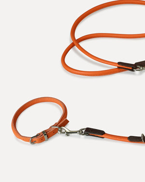 FREE-HANDS ADJUSTABLE LEATHER LEAD | רצועה מתכווננת לכלב