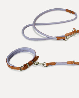 PADDED SOFT LEATHER COLLAR | קולר עור מרופד לכלב