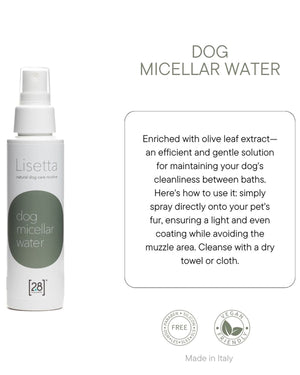 LISETTA DOG MICELLAR WATER | מים מיסלריים לפרוות הכלב