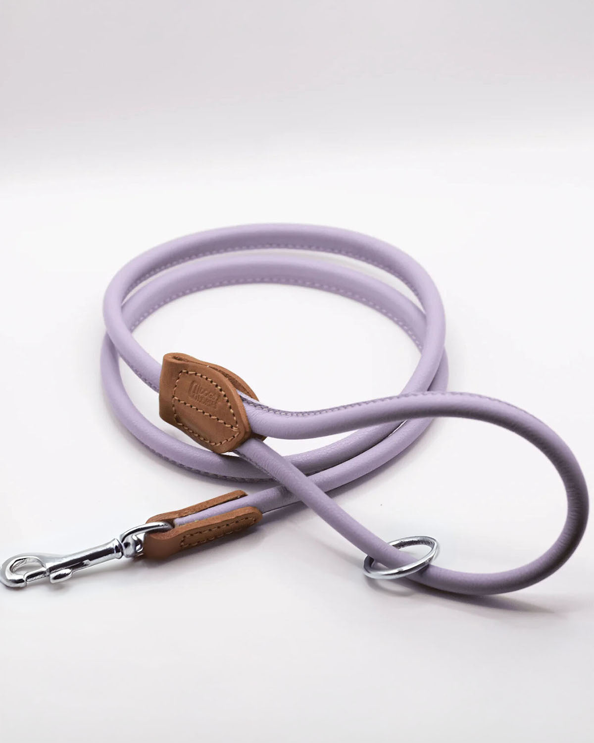 ROLLED SOFT LEATHER LEAD | רצועת עור לכלב