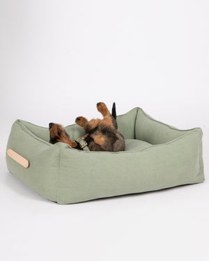 מיטה לכלב מפשתן טהור | EDWARD PURE LINEN DOG BED