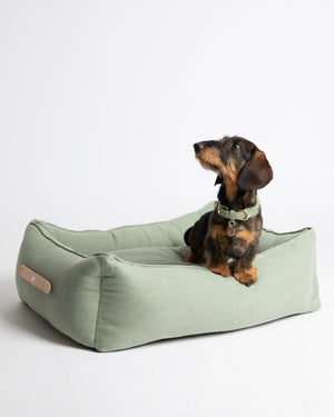 מיטה לכלב מפשתן טהור | EDWARD PURE LINEN DOG BED