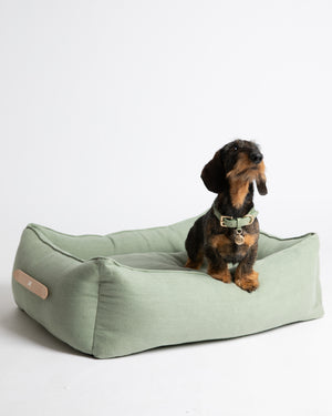 מיטה לכלב מפשתן טהור | EDWARD PURE LINEN DOG BED