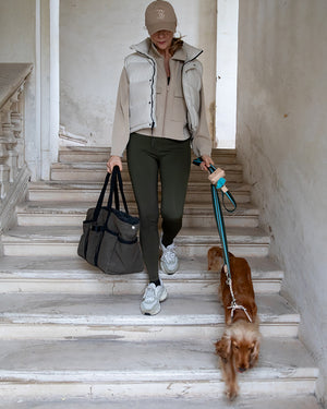 רצועה ארוכה ומתכווננת לכלב בעיצוב איטלקי | FREE-HANDS FRANCO RIBBON LEASH