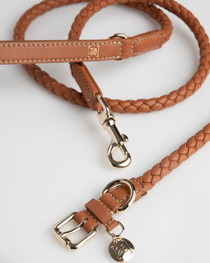 FERDINANDO NAPPA LEATHER LEASH | רצועת עור נאפה לכלב