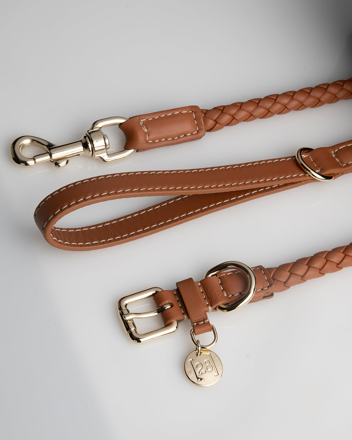 FERDINANDO NAPPA LEATHER COLLAR | קולר עור נאפה לכלב