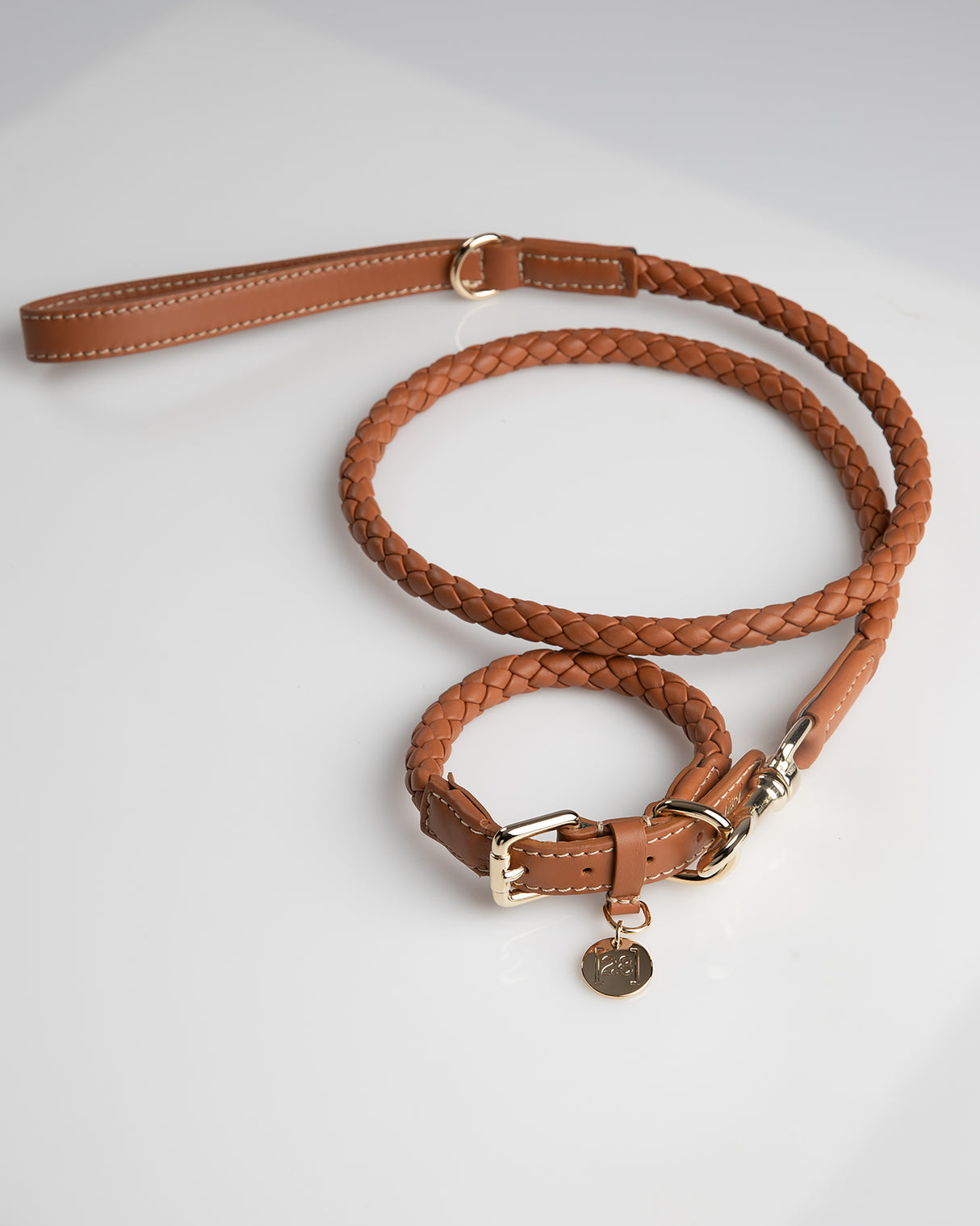 FERDINANDO NAPPA LEATHER LEASH | רצועת עור נאפה לכלב