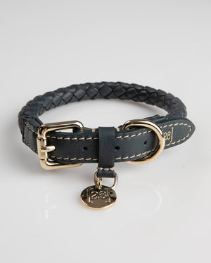 FERDINANDO NAPPA LEATHER COLLAR | קולר עור נאפה לכלב