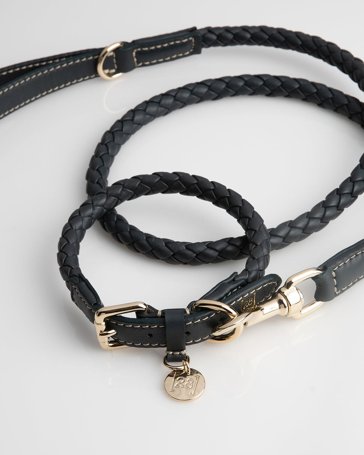 FERDINANDO NAPPA LEATHER COLLAR | קולר עור נאפה לכלב