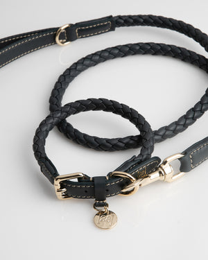 FERDINANDO NAPPA LEATHER COLLAR | קולר עור נאפה לכלב