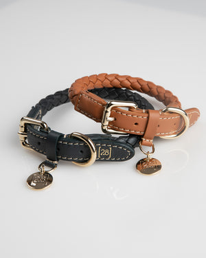 FERDINANDO NAPPA LEATHER COLLAR | קולר עור נאפה לכלב