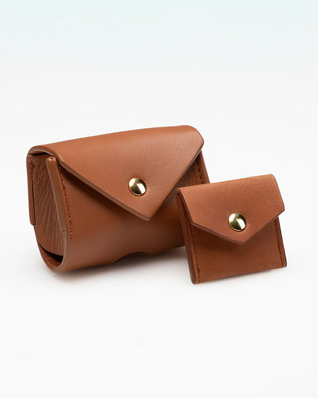 נרתיק שקיות איסוף מעור נאפה איטלקי | MARTIN NAPPA LEATHER