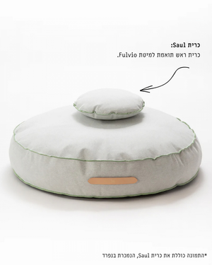 מיטת פוף לכלב מכותנת Duck איטלקית | FULVIO DOG BED