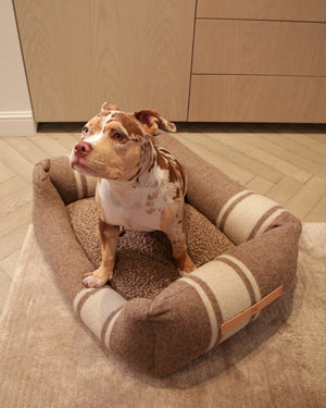 HENRI RECYCLED WOOL DOG BED | מיטה לכלב