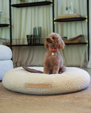 FULVIO BOUCLÉ WOOL BED | מיטת פוף לכלב