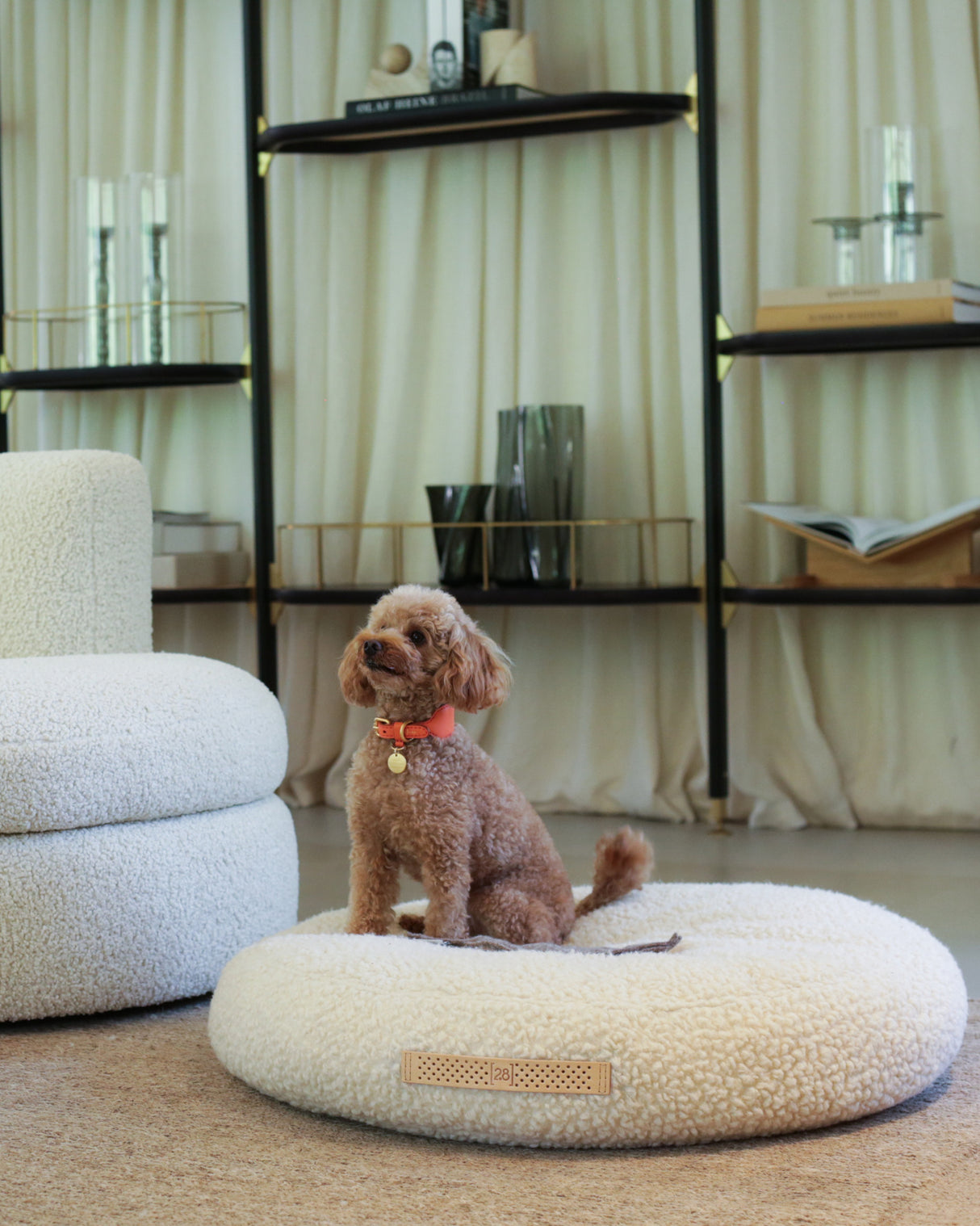 FULVIO BOUCLÉ WOOL BED | מיטת פוף לכלב