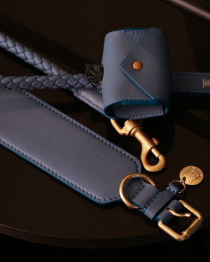 MARIO WIDE LEATHER COLLAR | קולר עור נאפה רחב לכלב