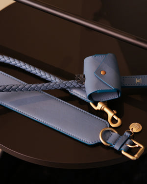 MARIO WIDE LEATHER COLLAR | קולר עור נאפה רחב לכלב