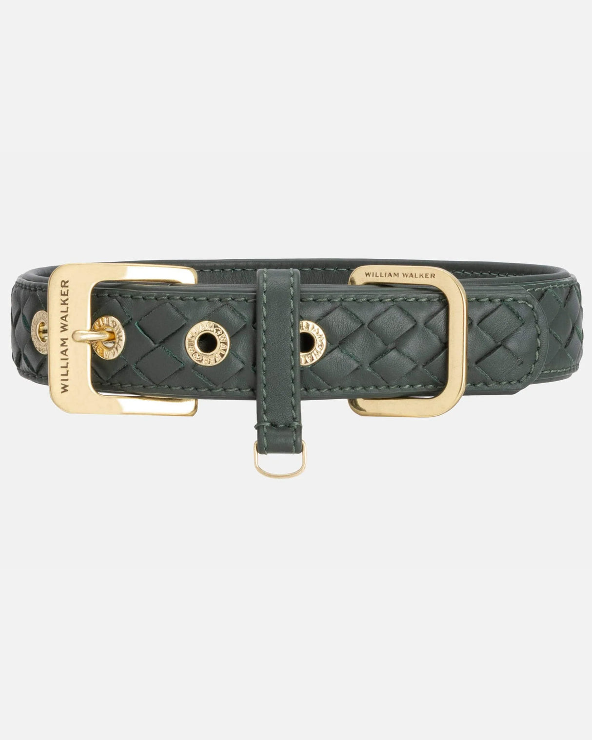 Prestige Leather Dog Collar | קולר עור נאפה קלוע לכלב