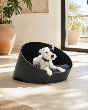 מיטת עץ אורתופדית לכלבים ולחתולים | COVO DOG & CAT CAVE BED
